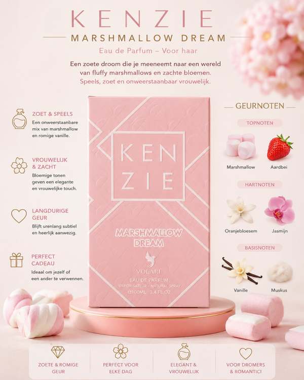 Kenzie Marshmallow Dream Eau de Parfum zijn 25ml