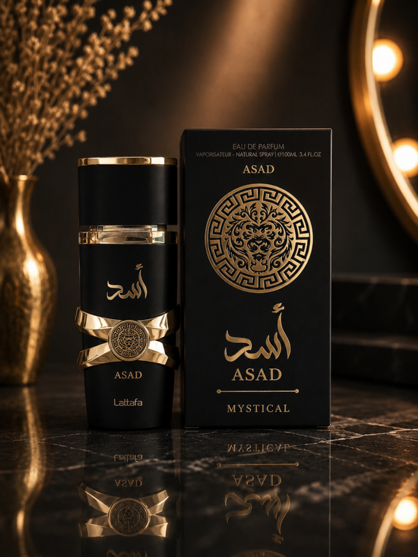 Geurnoten Asad Mystical (Lattafa) zwart 30 ml