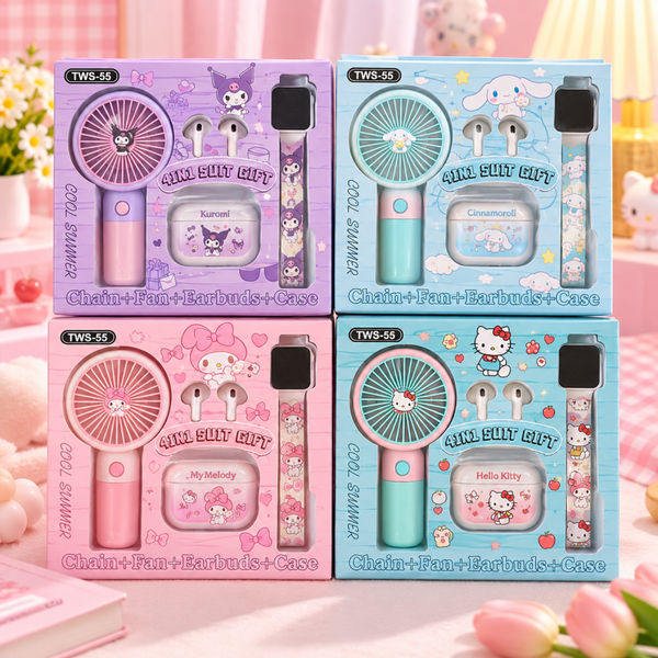 💖 4-in-1 Hello Kitty & Friends gadgets
