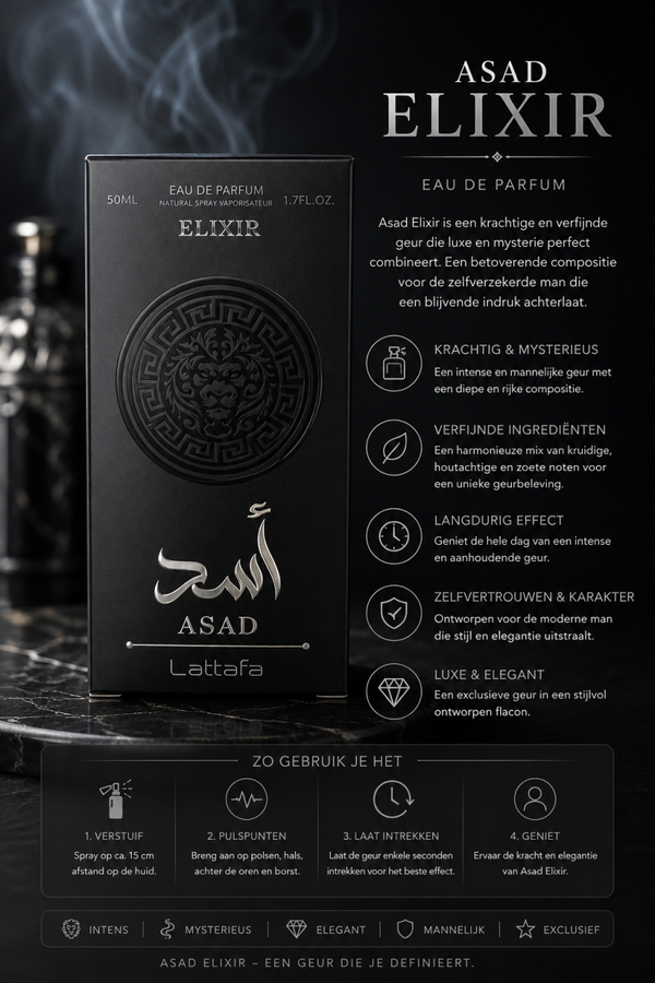 Lattafa Asad Elixir Eau de Parfum (50 ml