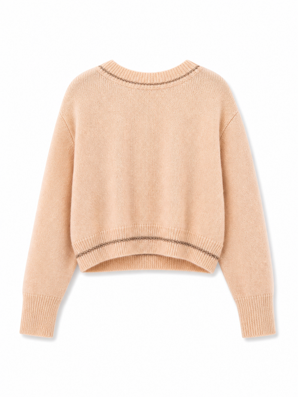 Mooi beige truitje maatje S/M