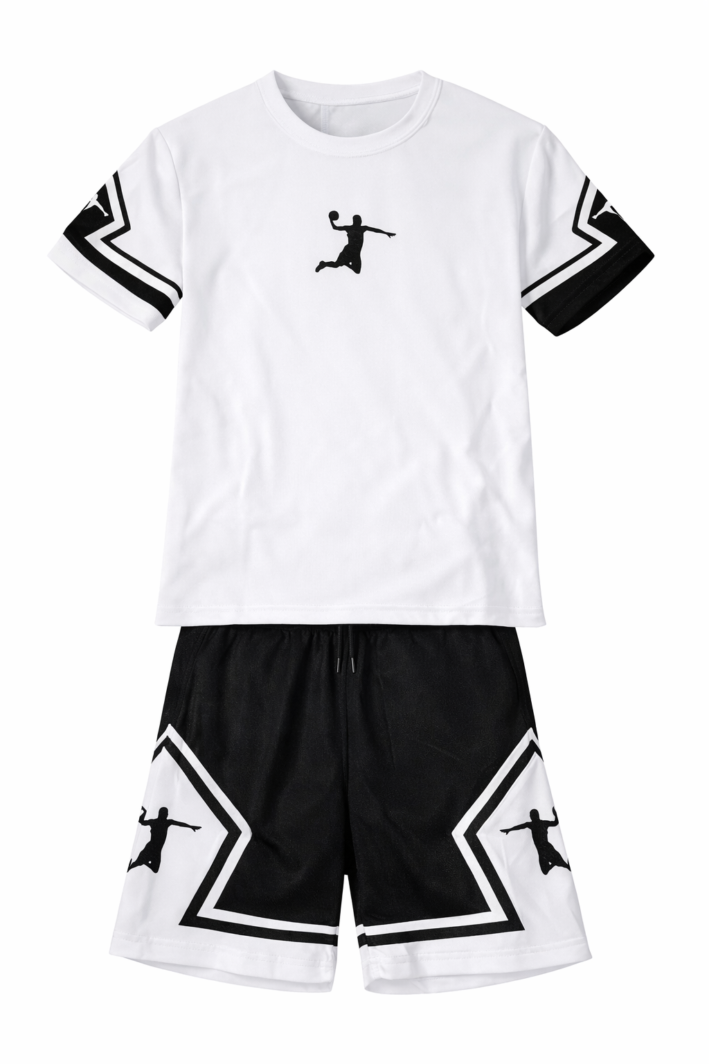 Jongens Set “Sport Star” – Zwart/Wit maat 8 jaar