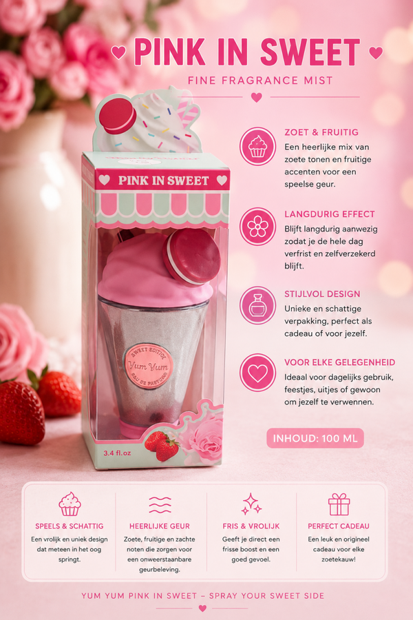 Yum Yum Pink in Sweet Fine Fragrance Mist