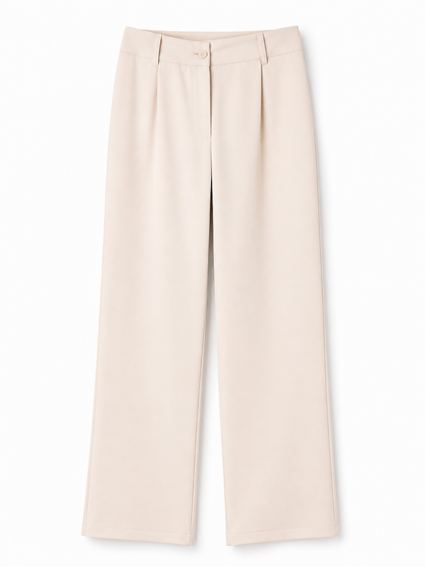 Beige broek merk fankis maat L
