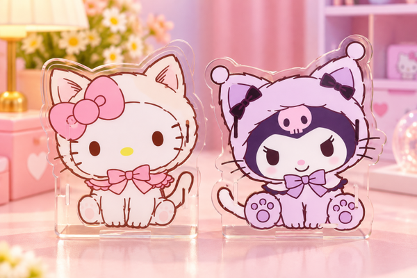 💜 Kuromi acryl telefoonhouder –