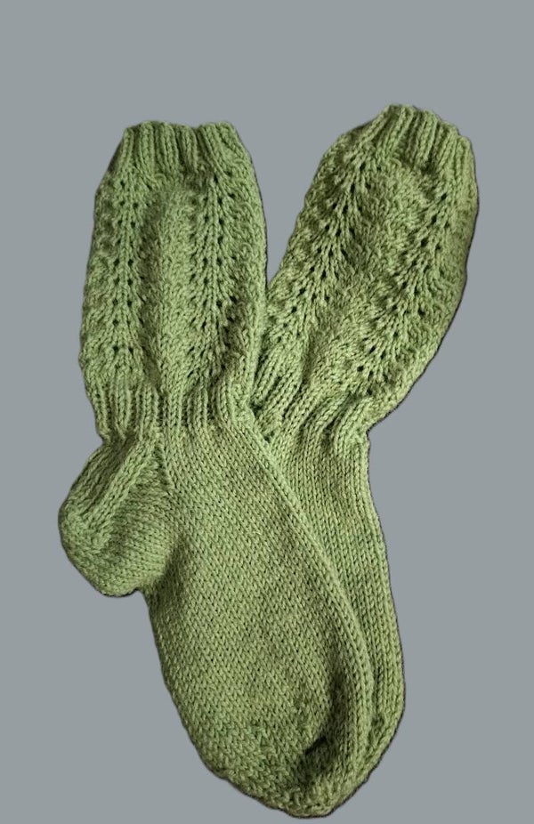 Pitsisempää villasukkaa