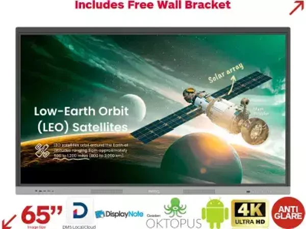 BenQ RE6503A 65” 4K Android Education Interactive Touchscreen