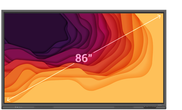 Newline LYRA TT-8621Q 86" 4K Interactive Touch Screen with Android and USB Type-C, Enhanced WiFi 6 & Bluetooth 5.0