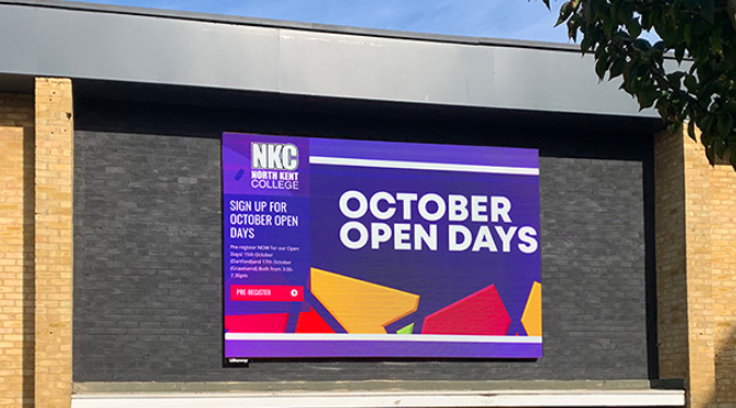 led video walls for education