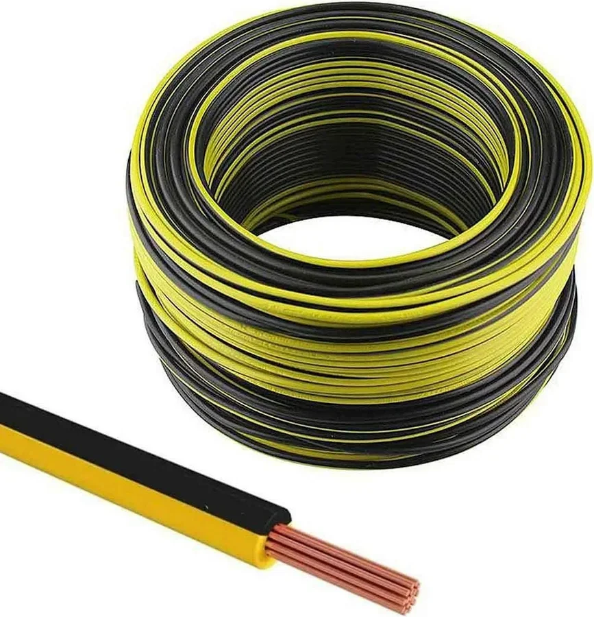 Cable electrico THW Calibre 10 Alucobre Keer rollo 100m Antiflama Negro