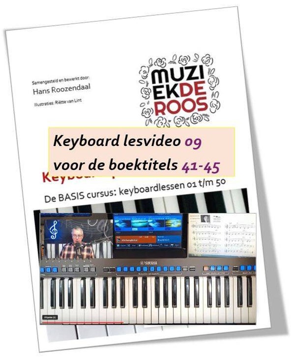 Keyboardcursus 01-50, video 09: les 41 tm 45: Boektitels 41 tm 45