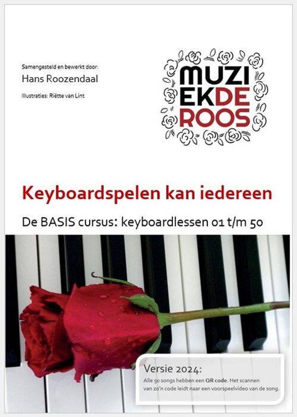Keyboard Cursusboek, lessen 01 t/m 50, (met lesvideos voor nummers 01-25)