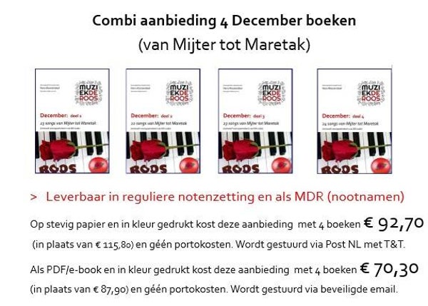 December Combi aanbieding op papier of PDF (ook MDR)