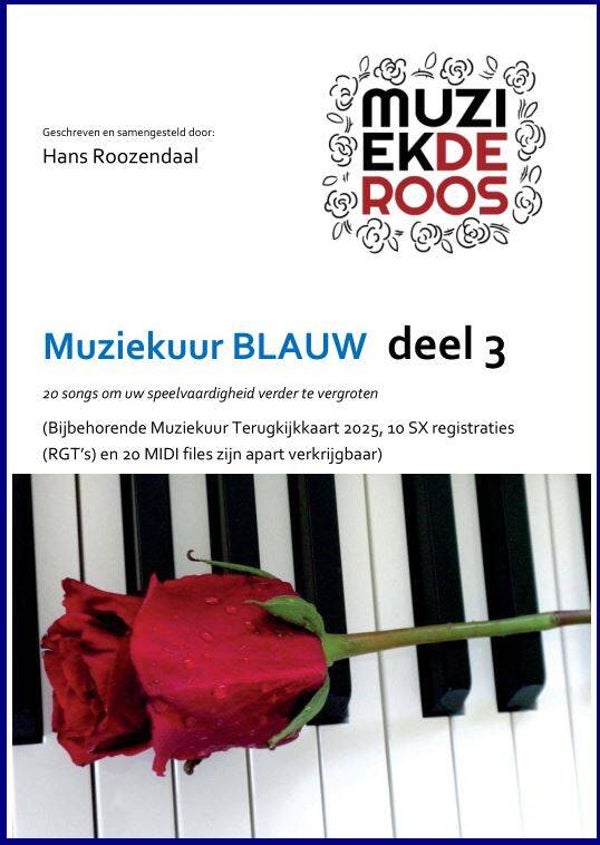 Muziekuur Blauw Oefenalbum deel 3 (bijbehorende MIDI en RGT files beschikbaar)