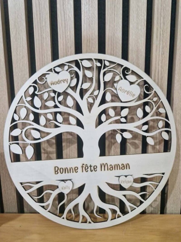 Arbre de vie en bois de tilleul