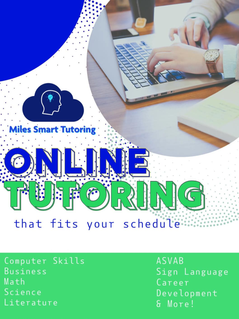 Our Tutoring Services | Miles Smart Tutoring INC