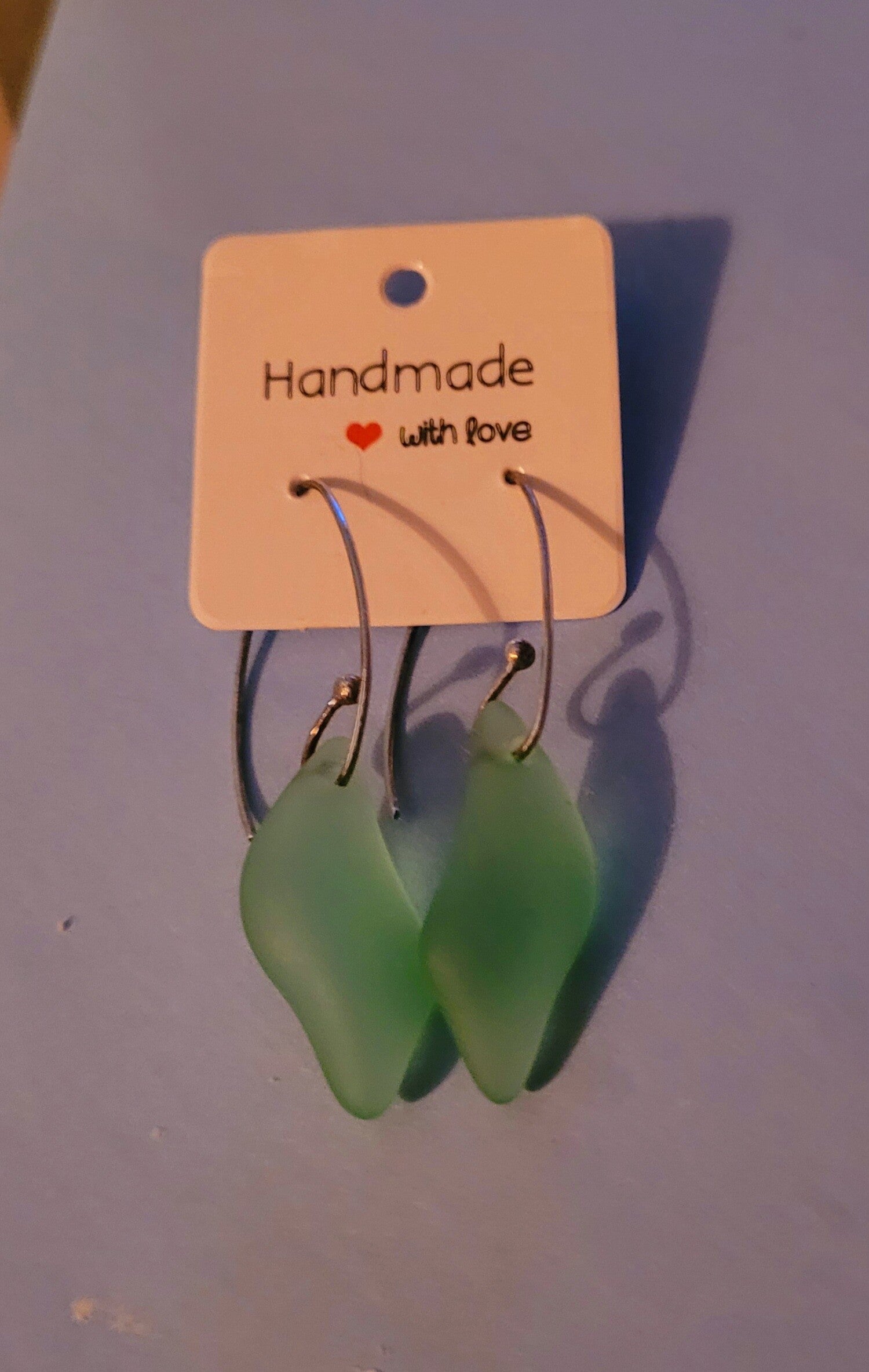 Handmade Beach Glass earrings