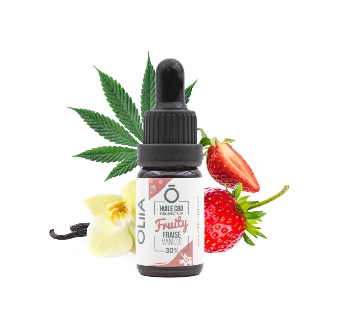 Huile CBD Fraise & Vanille 20%