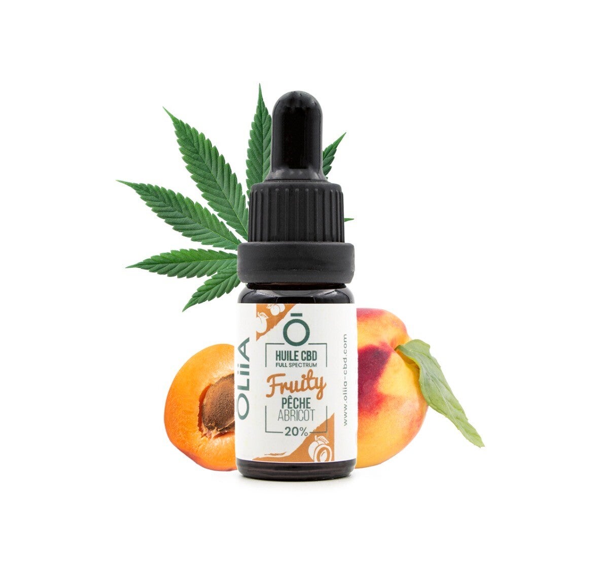 Huile CBD Pêche & Abricot 20%