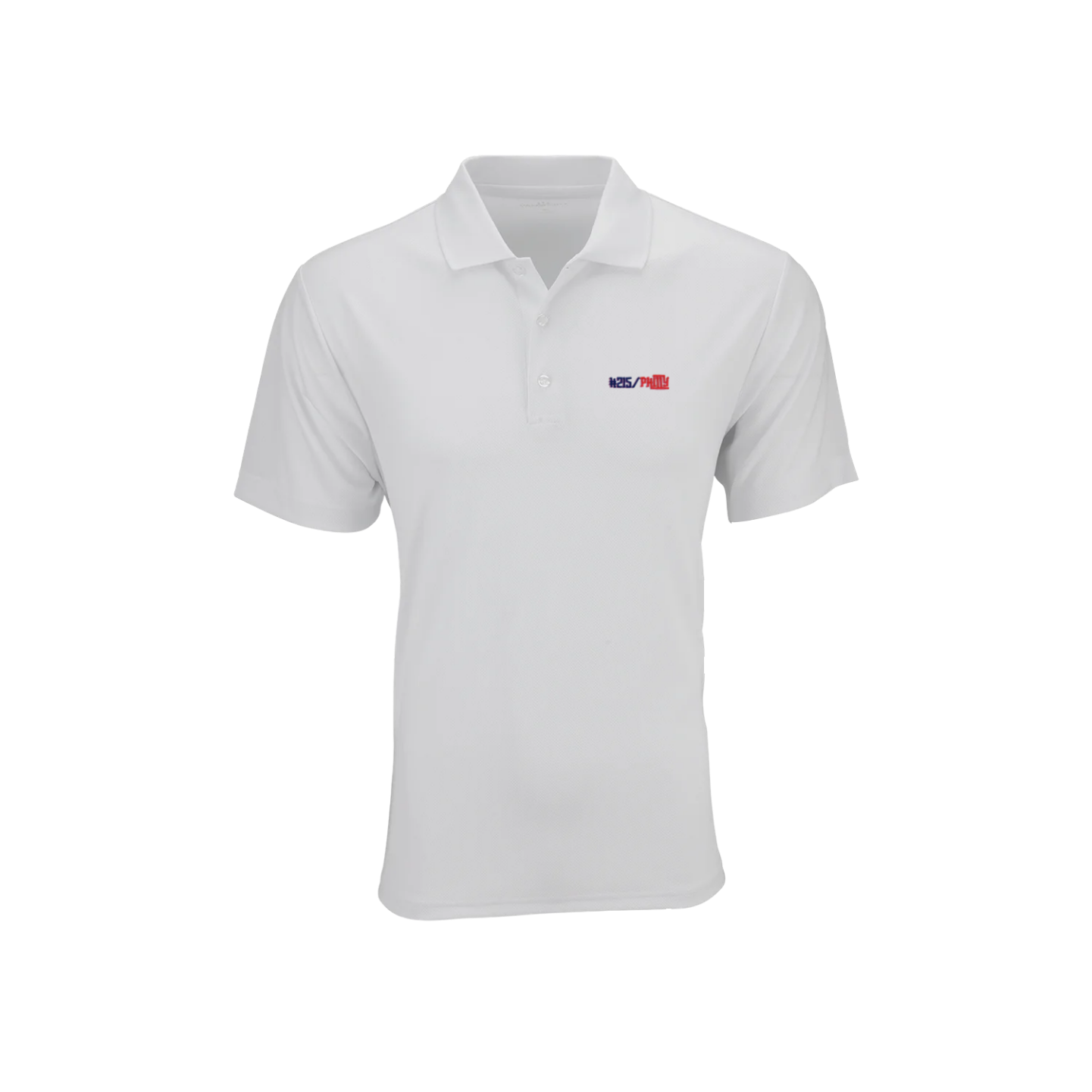 GEAR2FIT® BRAND #215 PHILLY BRAND Men Polo Shirt White