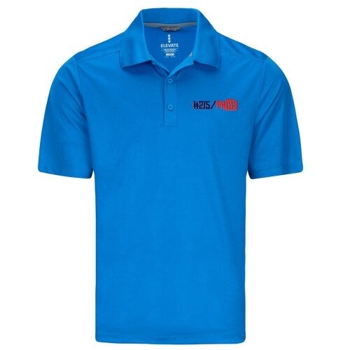 GEAR2FIT® BRAND #215 PHILLY BRAND Men Polo Shirt Royal Blue