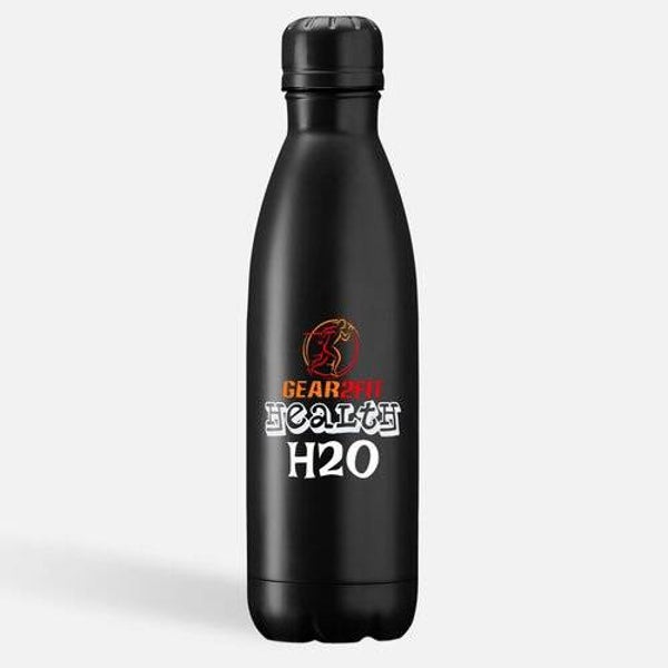 GEAR2FIT® Black Copper Vacuum Insulated Bottle - 17oz