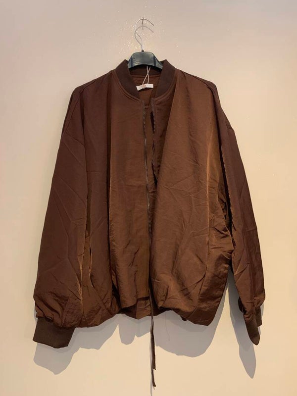 Vest bomber choco oversized