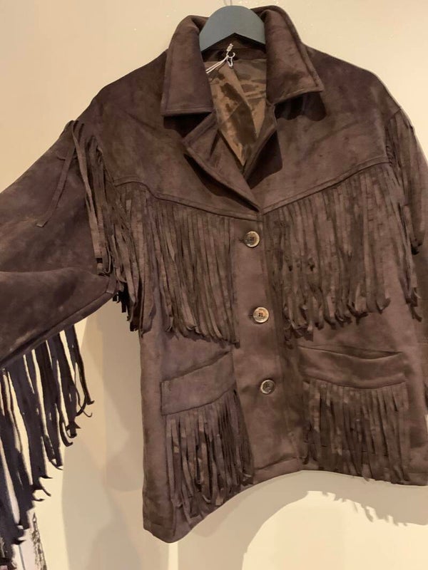 Vest met franjes
