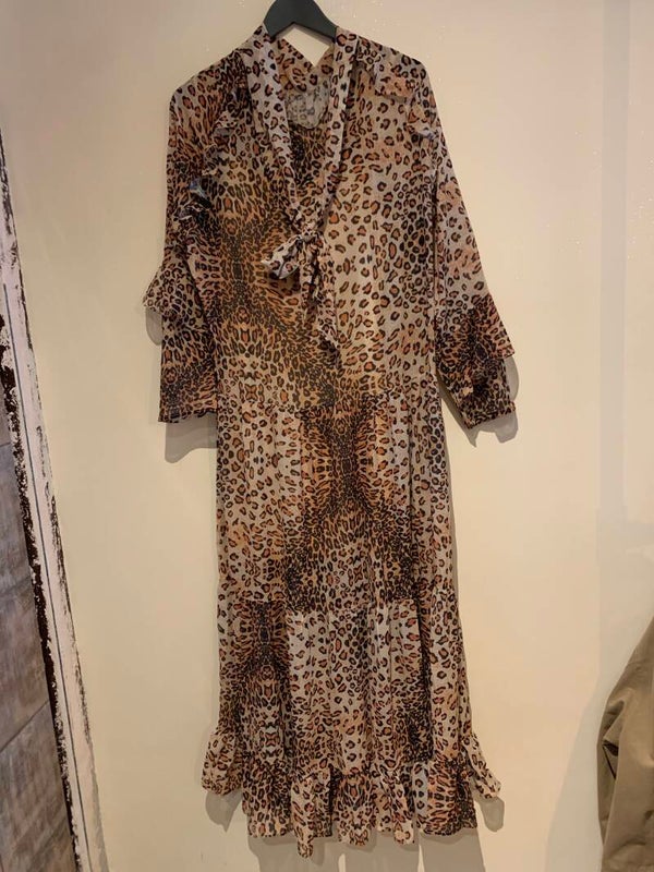 Kleed luipaard viscose