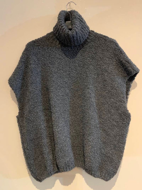 Trui grijs bouclette