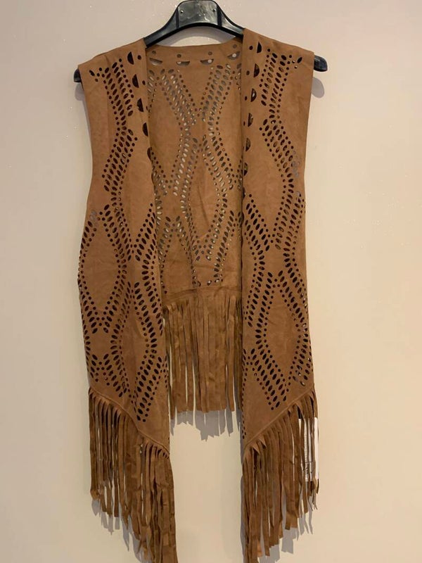 Gilet met franjes