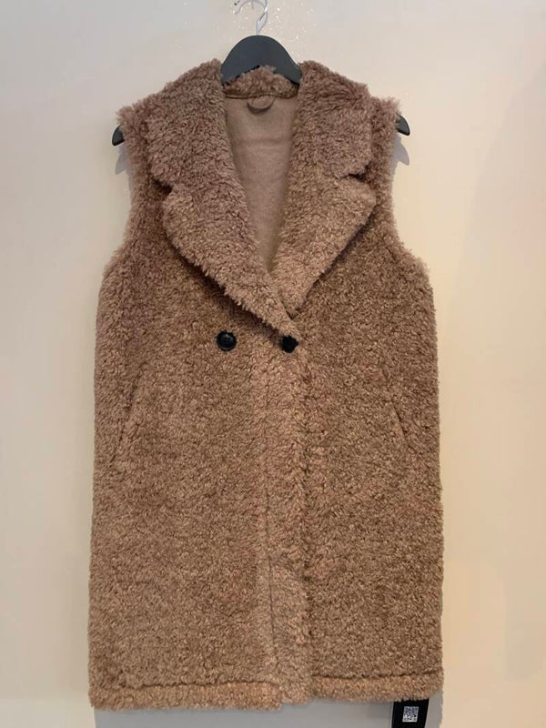 Bodywarmer camel