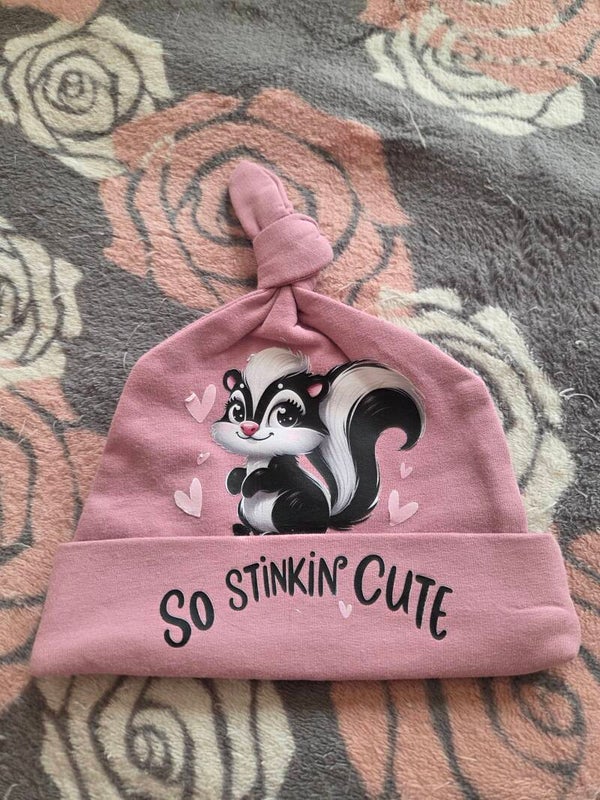 Baby mutsje oud roze
