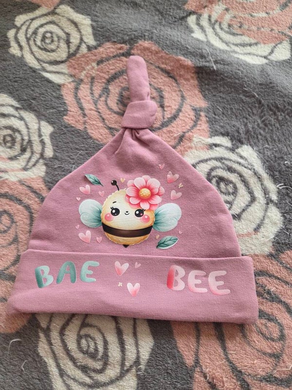 Baby mutsje oud roze