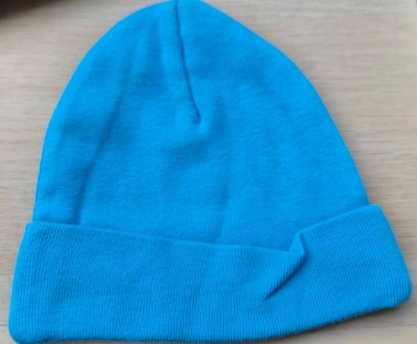 blauw mutsje