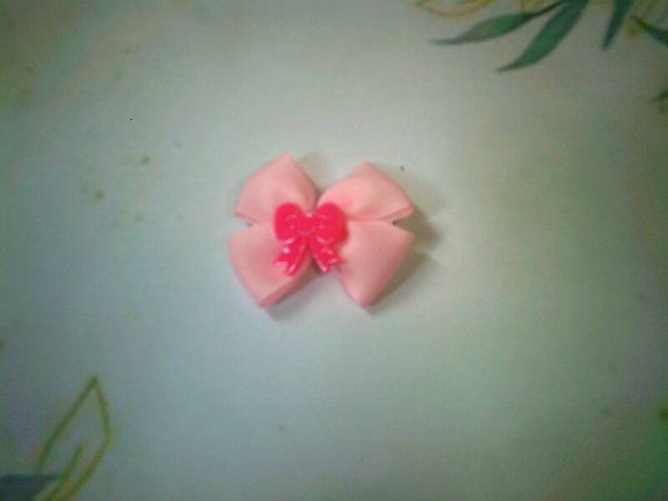 kleine roze strik