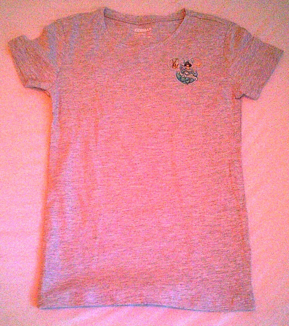 grijs shirt met prinses