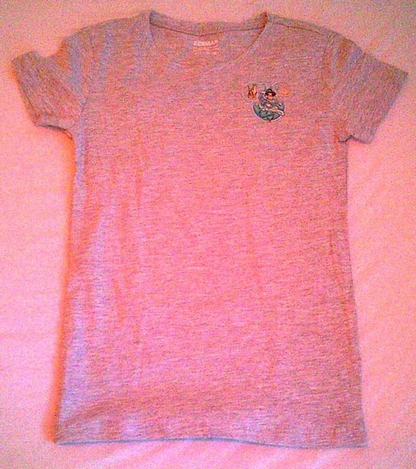 grijs shirt met prinses