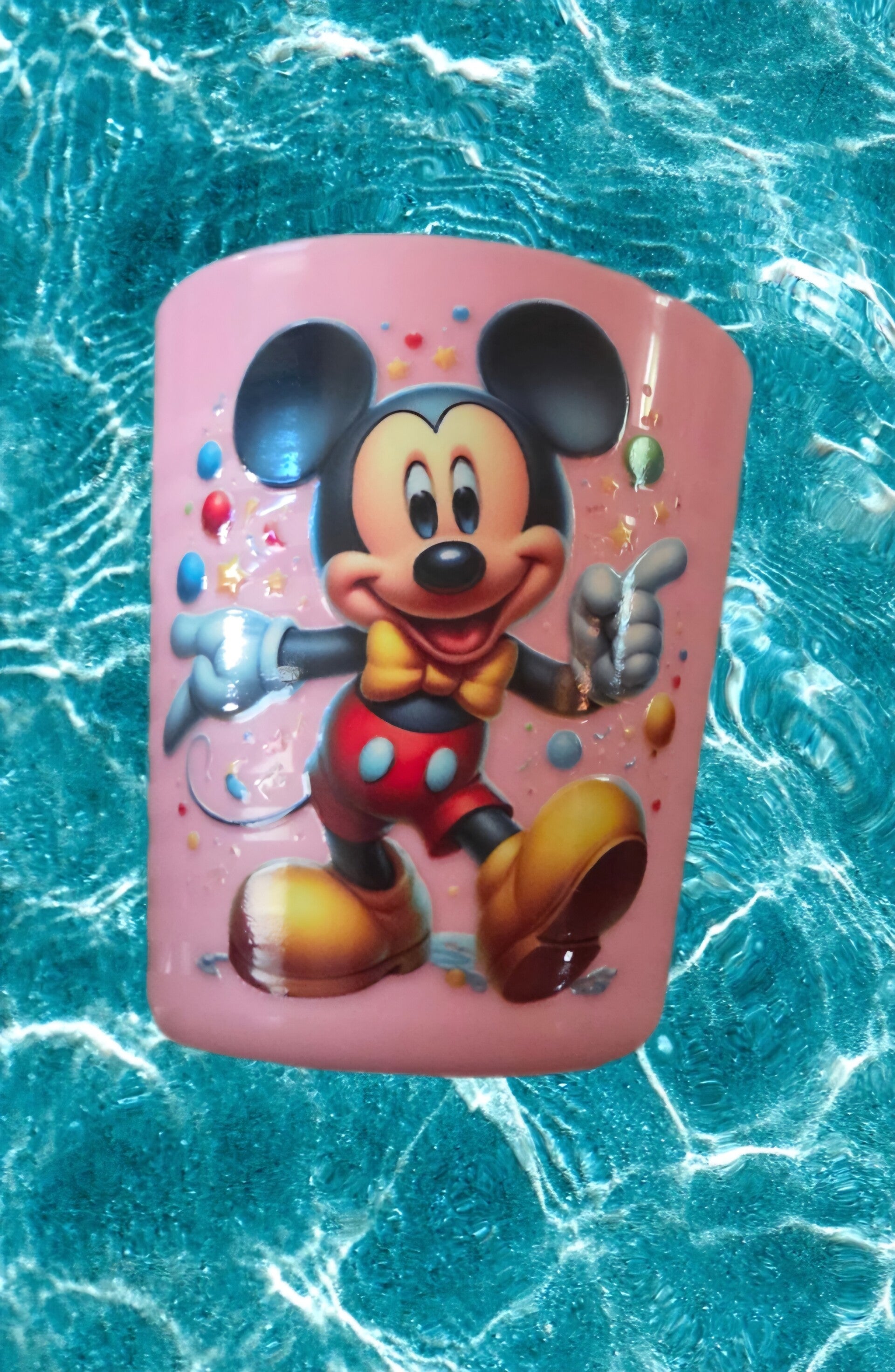 Plastic beker roze
