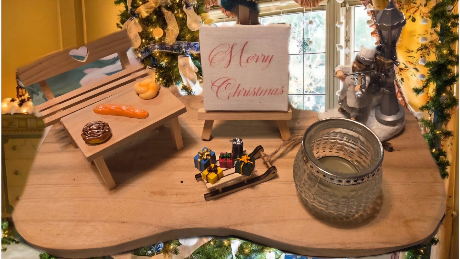 Kerst sierplank