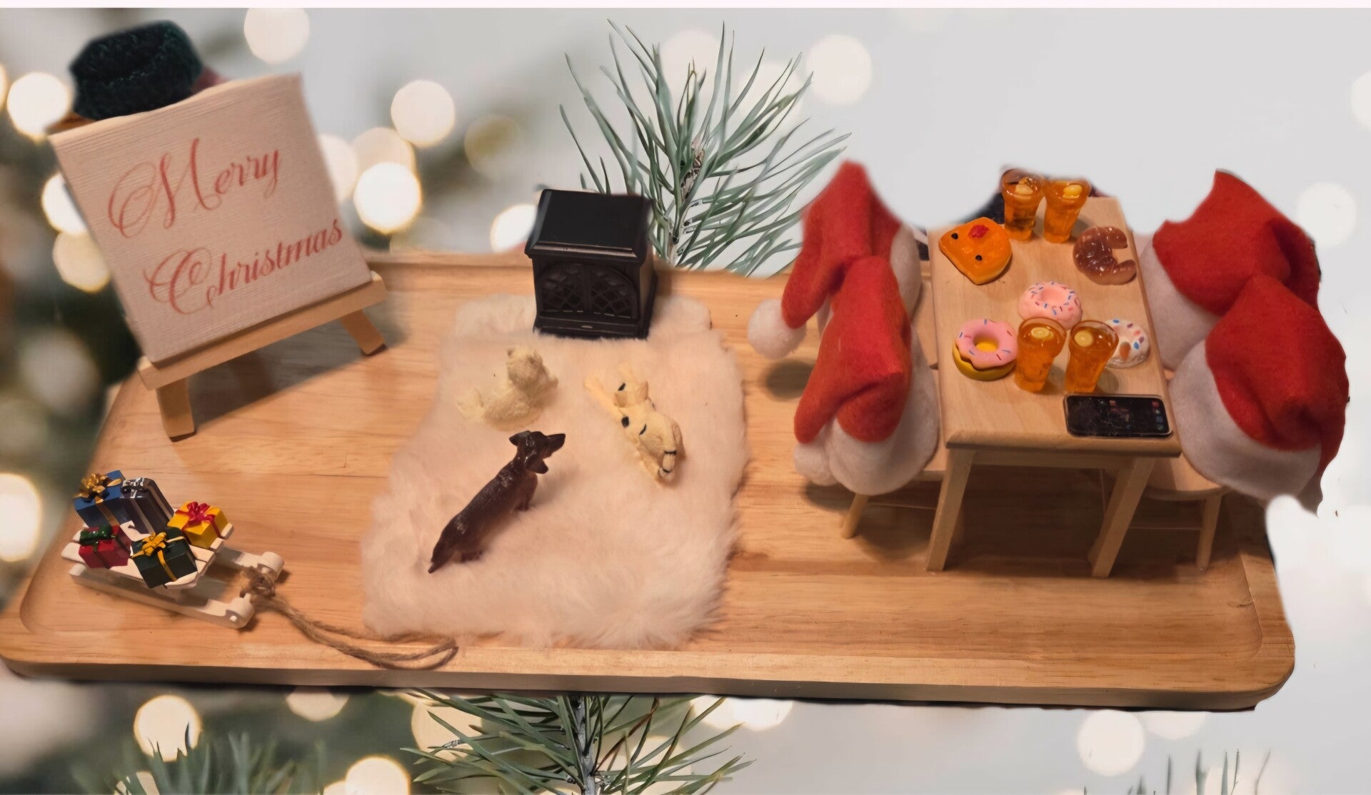 Kerst sierplank