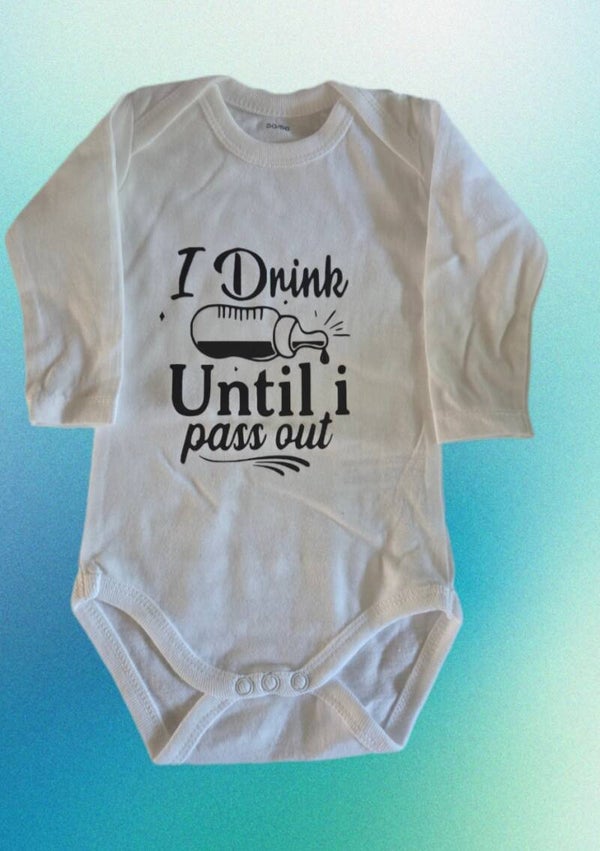 I drink until i pass out