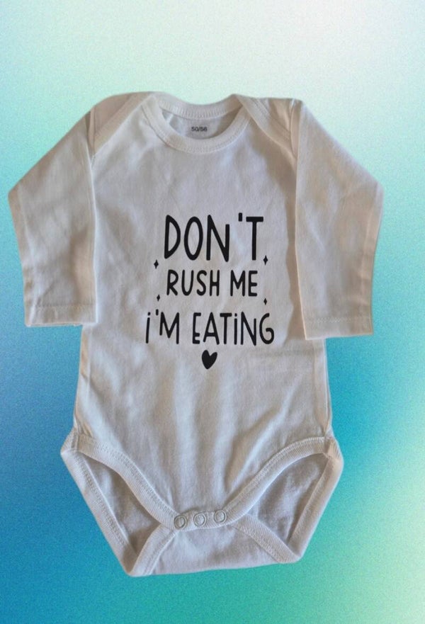 Dont rush me i'm eating