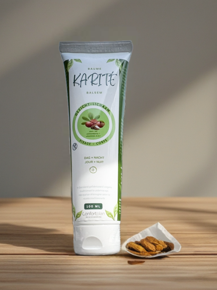 Karitéboter voor gezicht en lichaam - tube 100ml
