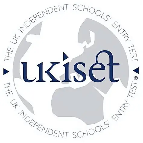 UKiset exam profile graphic for international applicants targeting British independent schools.