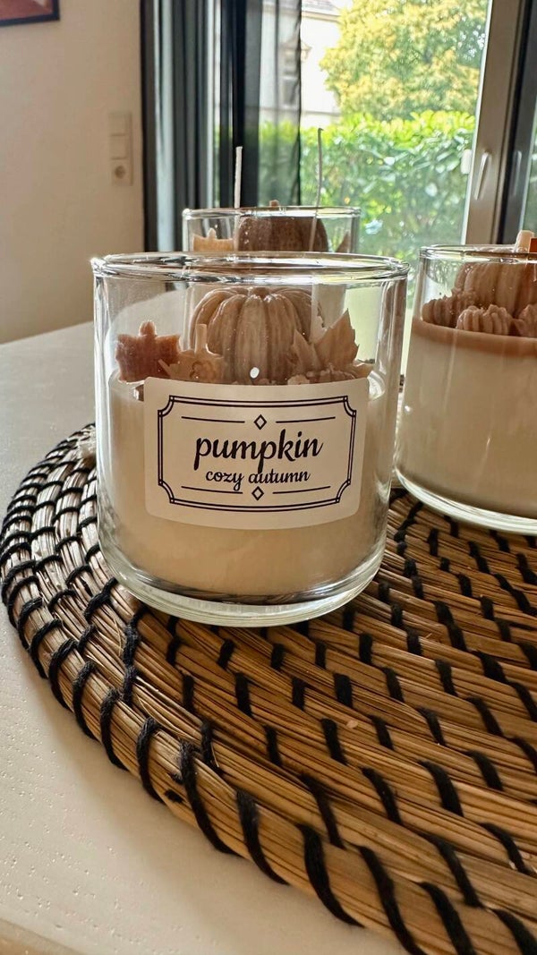 Kerze – pumpkin cozy autumn