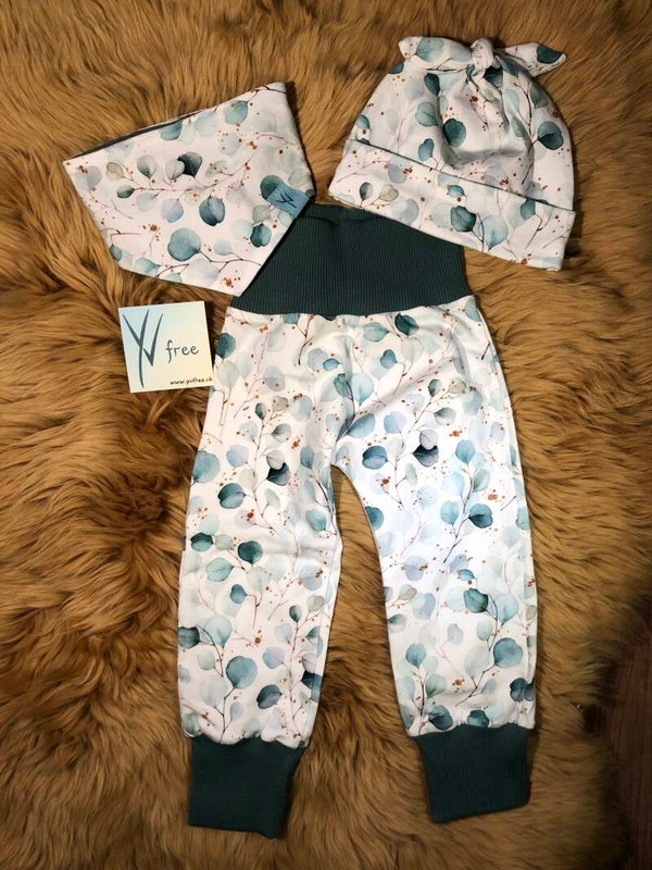 Set Eukalyptus klein weiss