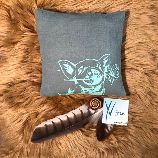 Traubenkernen Kissen Schwein