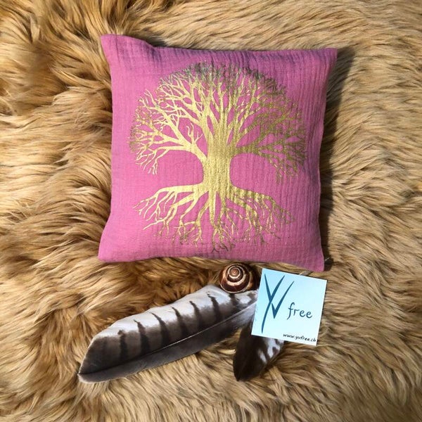 Arven Kissen klein Baum