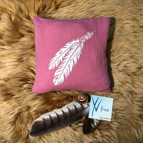 Traubenkernen Kissen Federn dopellt